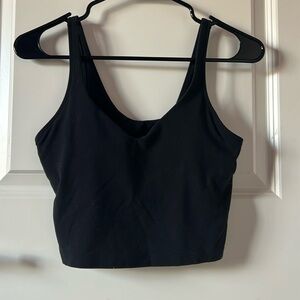 black lululemon align tank, size 6